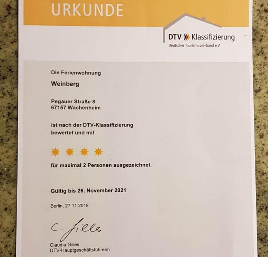 Ferienwohnung Weiss Wachtenburg Wachenheim an der Weinstraße Εξωτερικό φωτογραφία